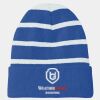 Sport-Tek Striped Beanie with Solid Band Thumbnail